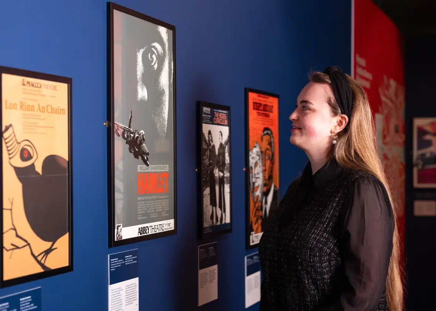 Girl view poster boys exhibition