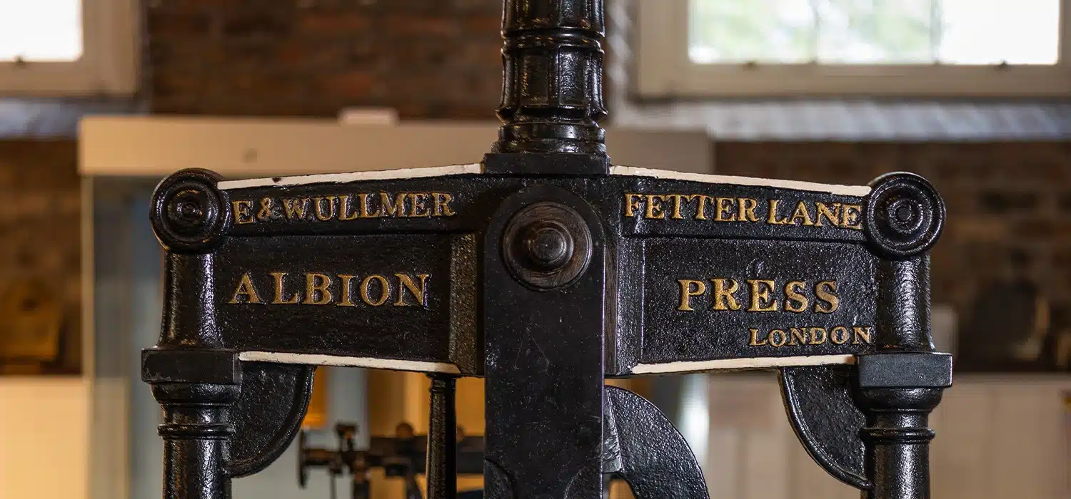 Albion Press landscape view