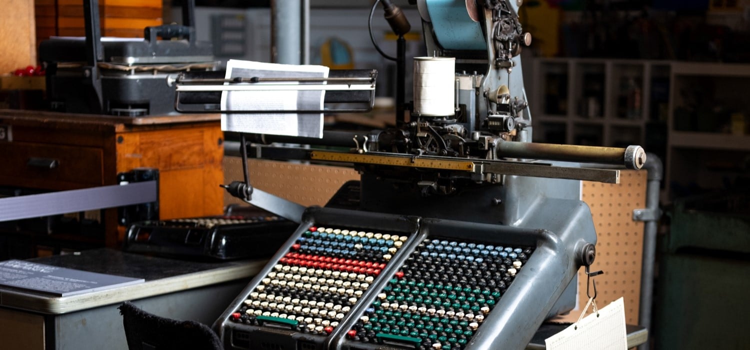 Monotype keyboard