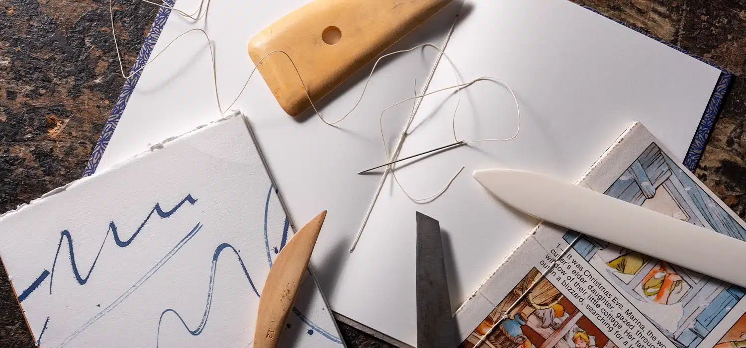 Bookbinding (Buttonhole Stitch) with Caroline Byrne