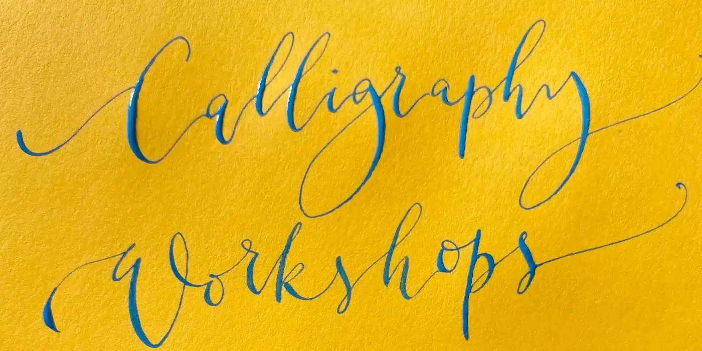 Calligraphy Workshop close up