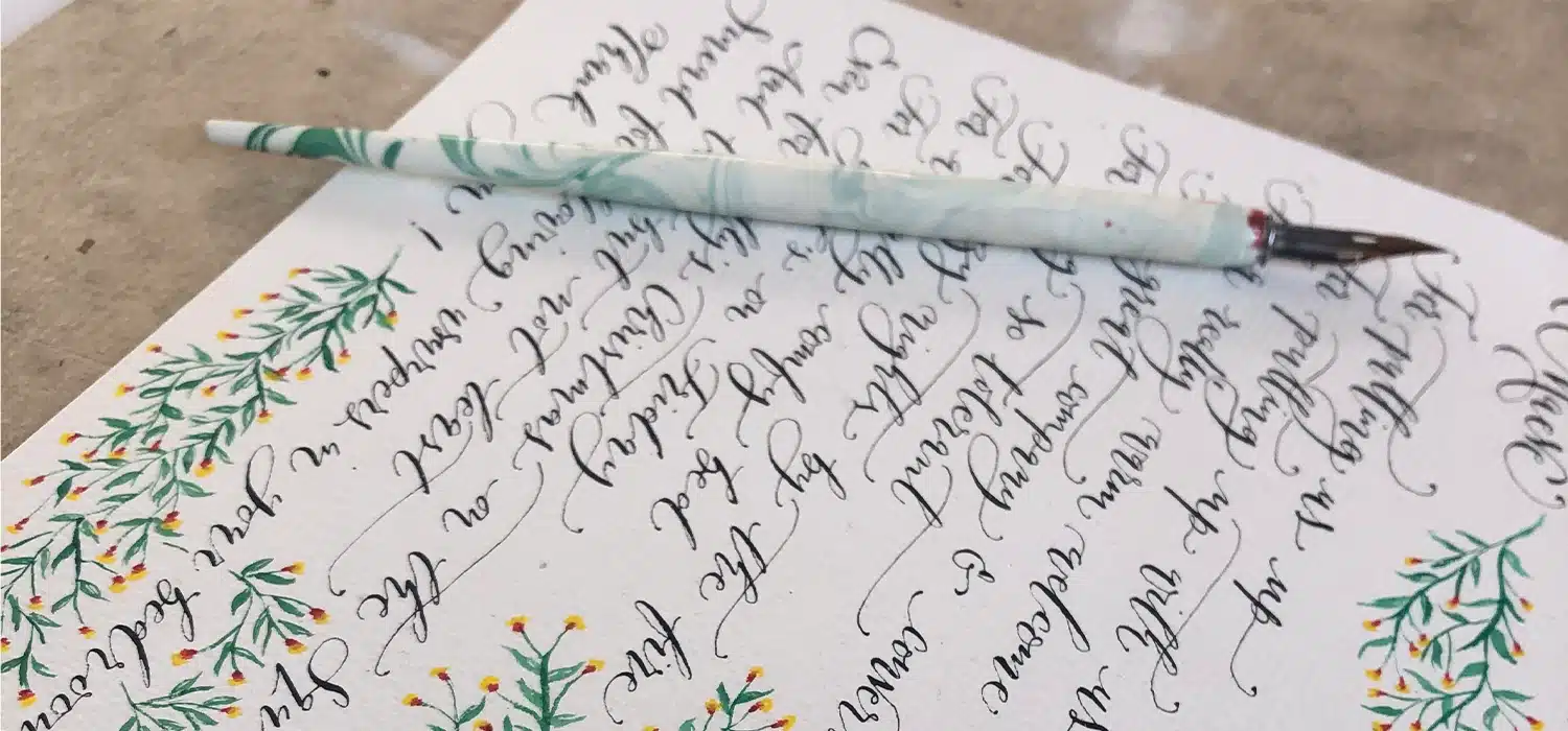 Calligraphy and Decorative Illustration with Sarah O’Dea