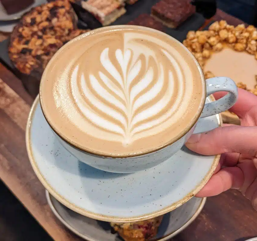 Coffee from press cafe