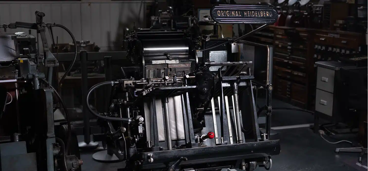 Heidelberg Platen Press landscape