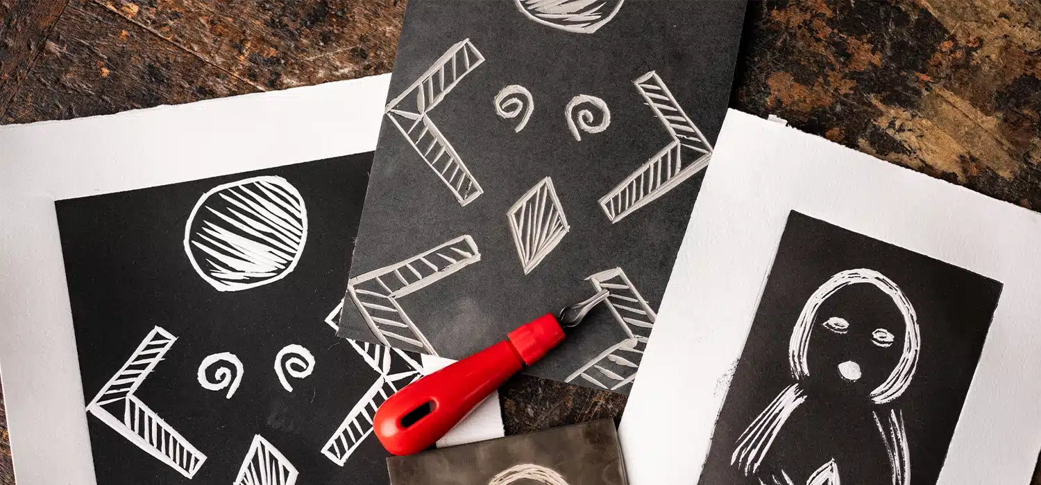 Linocut Relief Printing with Caroline Byrne
