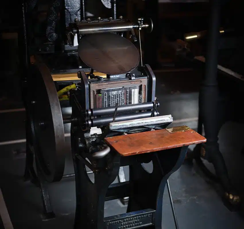 Peerless Platen Treadle Press