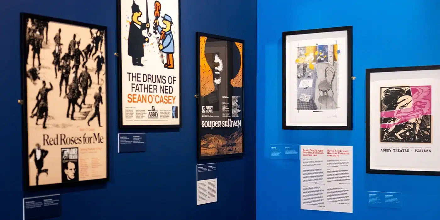 Poster boys close up of prints
