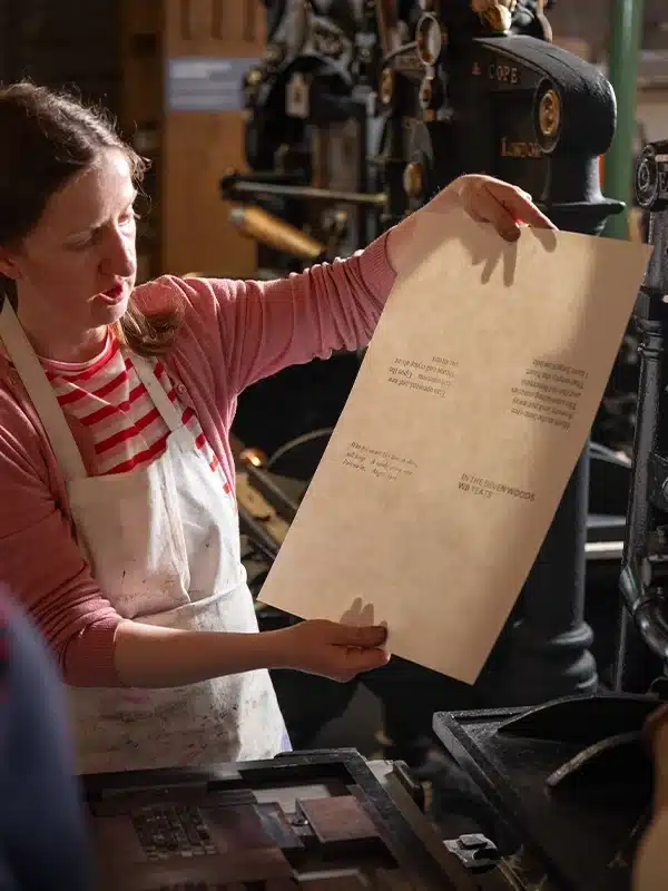 Print a Letterpress Broadside with Mary Plunkett