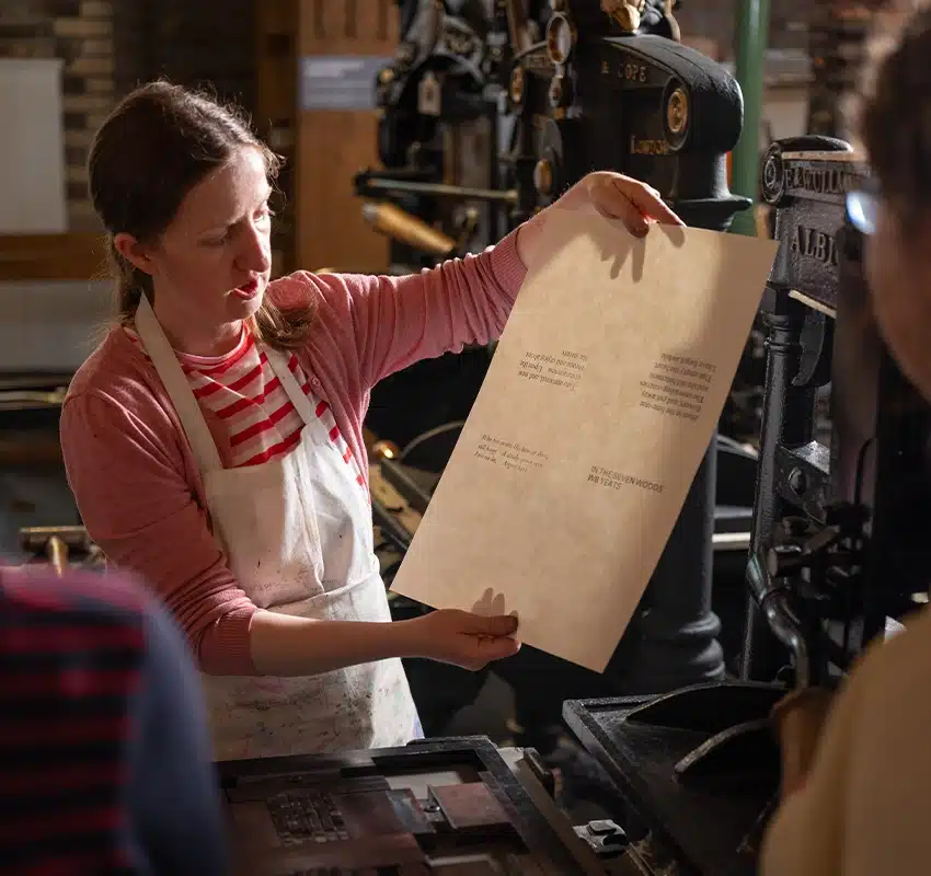 Print a Letterpress Broadside with Mary Plunkett