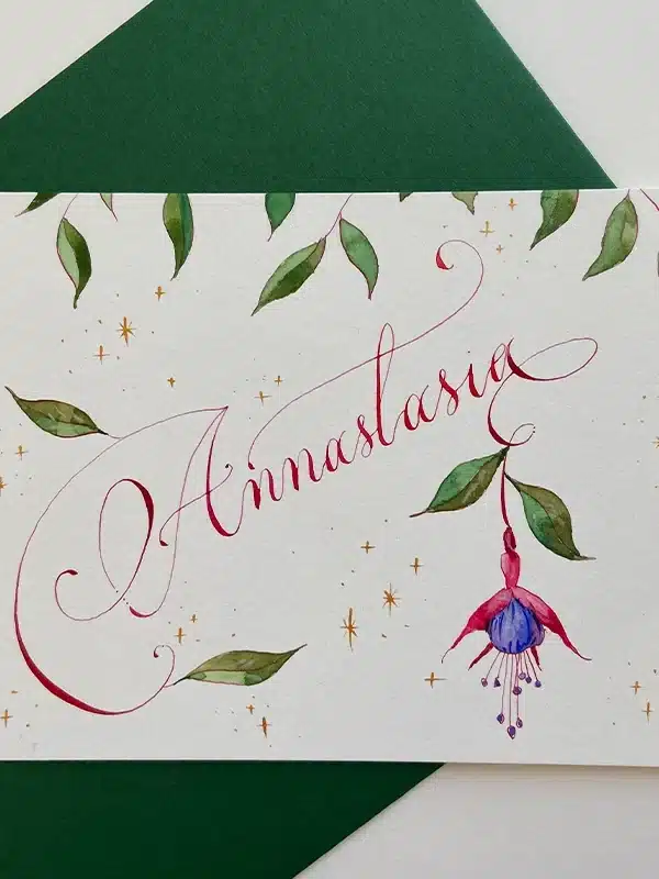 illustrative calligraphy