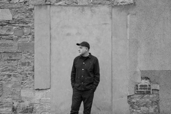 Anthony Burrill with the National Print Museum building behind him